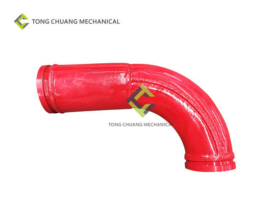 kaufen Verlängerter Betonpumpe-Rohrleitungs-Doppelwand-Ellbogen 125*R275-90°+211mm online manufacture