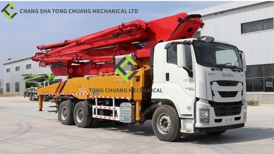 kaufen 47-Meter-Betonpumpenwagen mit Sechs-Länder-Emissionsnorm und 3 Brücken online manufacture