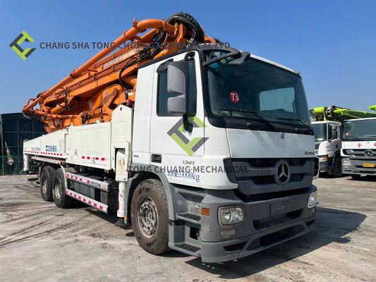 kaufen Im Jahr 2014 Zoomlion Betonpumpenwagen mit großen Hubraum 6 Zylinder und 6 Masten online manufacture