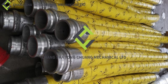 kaufen Sany Schwerindustrie und Zoomlion Schwerindustrie Betonpumpen Lkw-Pumpen-Anhänger-Pumpen-Zubehör 125B * 3000 doppelgeschlossene 4-Schicht-Stahldrahtschlauch online manufacture