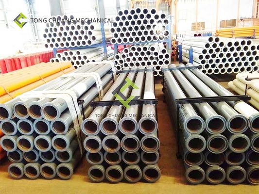 Betonpumpe-Rohr-nahtloser Stahl 3M Straight des unlegierten Hartstahls