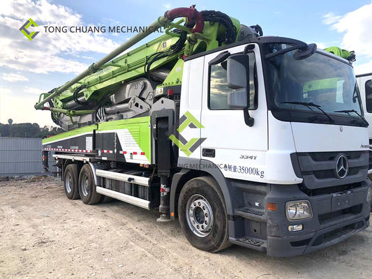 Im Jahre 2019 Remanufactured benutzter konkreter Boom-LKW Zoomlion 49 Meter installiert