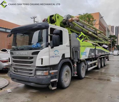 Handbetonpumpe-LKW 2018 SCANIA-Fahrgestelle Zoomlion zweite 63m