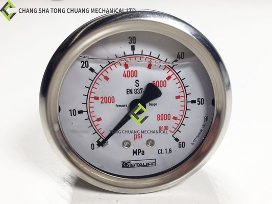 Ersatzteile von Betonpumpen von Sany Schwerindustrie und Zoomlion, Druckmessgerät Ds63-60mpa 1019900185