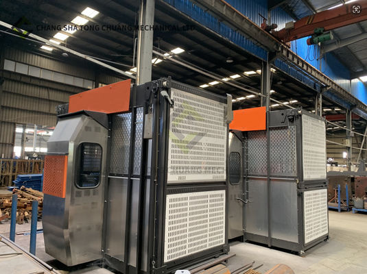 200/200D Käfig / Kabinenpassagierheber Einzelkäfig Baustoff Hebebau Aufzug