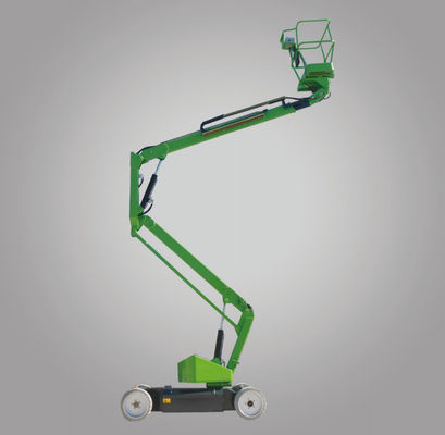 Arbeitsplattform in großer Höhe für Baumaschinen 3760 kg elektrischer gebogener Arm in Grün