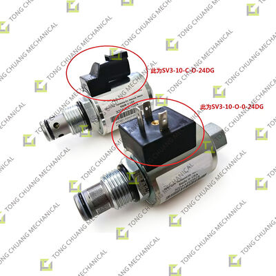 300AA00102A mit 2-poligem Stecker Elektromagnet, Magnetventilspule, Hydraulikventilspule, Pumpenwagen-Magnetventil, Baumaschinen-Elektromagnet, Nassanker-Magnetventil, Magnetspule für Hydraulikventil