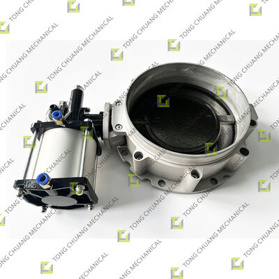 BV1FS250 Pneumatisches Schmetterlingsventil für Betonmaschinen,Pneumatisches Schmetterlingsventil,Pneumatisch betätigtes Schmetterlingsventil,Pneumatisches Schmetterlingsventil mit Zylinder